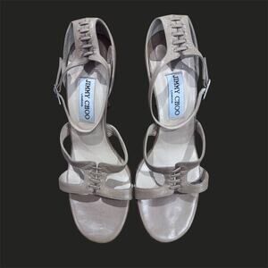 Jimmy Choo Laced Ankle Strap Sandals 39